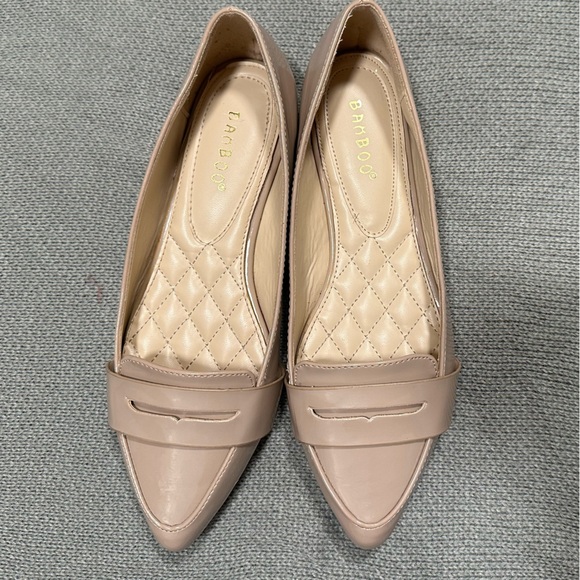 BAMBOO Bonjour 12 Women's Pointy Toe Ballet Flat Loafers Size 7.5 - Picture 4 of 7